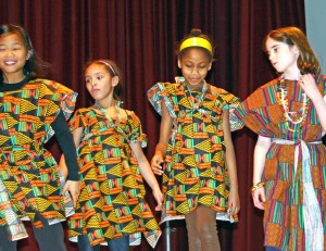 Girls in Nigerian dress, Afterschool
