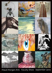 Maud Morgan Arts Faculty Show postcard Maud Morgan Arts Faculty Show postcard