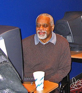 Senior at computer by Faceless b, Flickr