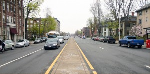 Mass Ave looking towards Porter
