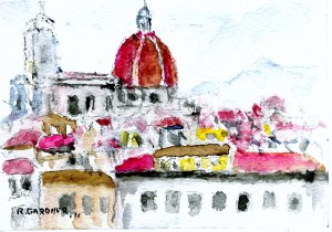 Water color painting by Robert Gardner