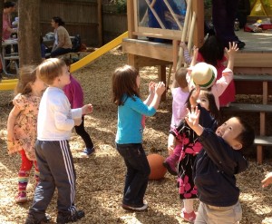 Preschoolers enjoy play structure 2012