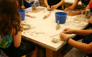Working with clay