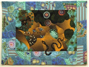 Snake Dark Garden by artist Clara Wainwright
