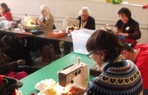 sewing at Many Helping Hands