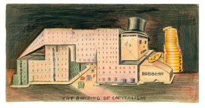 Building illustration by Abraham Isaac Goldberg